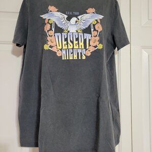 ASOS New Look Maternity Acid Wash Logo Tee Size US 12 NWT